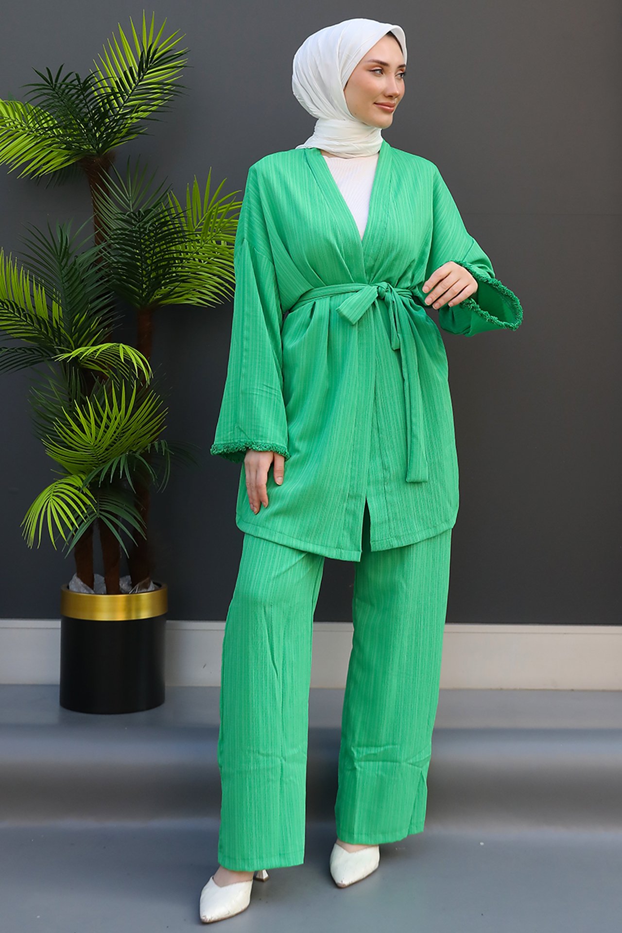 GİZ AGİYİM - Kimono İkili Takım Benetton